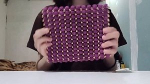 создание 2 сумки из бусин шамбала