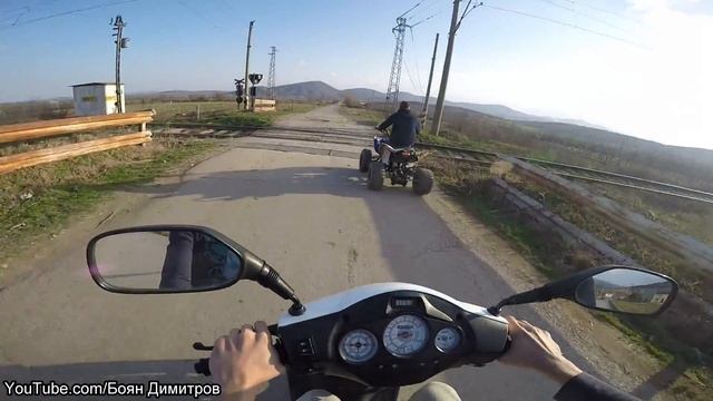 Sym Jet 50/Mikilon Y45 Panther 125cc/с.Селиминово/GoPro4 Black 4KHD смотреть онлайн