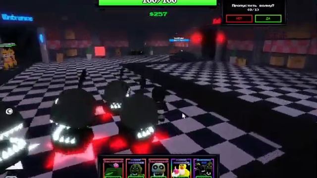 Играю только чиками В фнаф тд #roblox #роблокс #towerdefense #fnaftop #fnaftop #fnaf