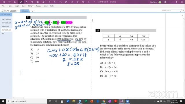 SAT Math Livestream- Practice Test 10 Section 4 Walkthrough (12/4/19) смотреть онлайн