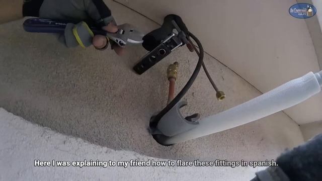 Daikin mini split system installation. смотреть онлайн