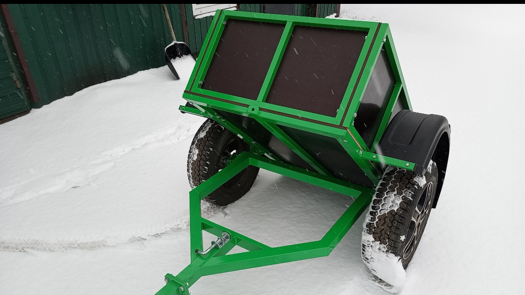 Прицеп для квадроцикла, надёжный, удобный, практичный . смотреть онлайн