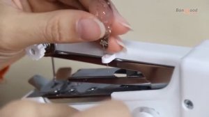 Обзор портативной ручной швейной машинки handy stitch