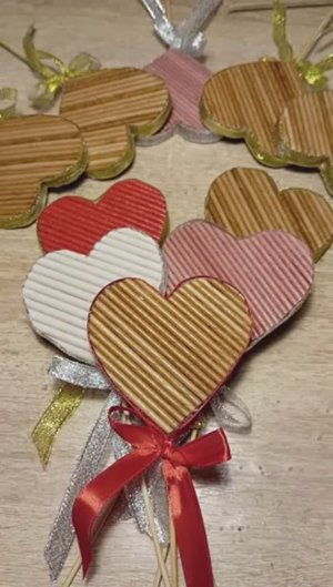 Сердечки❤ основные моменты.
#бумажнаялоза