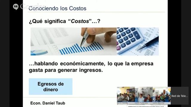 Teleconferencia "Costos unitarios en la producción” - Parte 1 de 3 смотреть онлайн