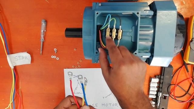 Induction Motor Connection | 3 Phase Induction Motor | Three Phase Induction Motor Connection