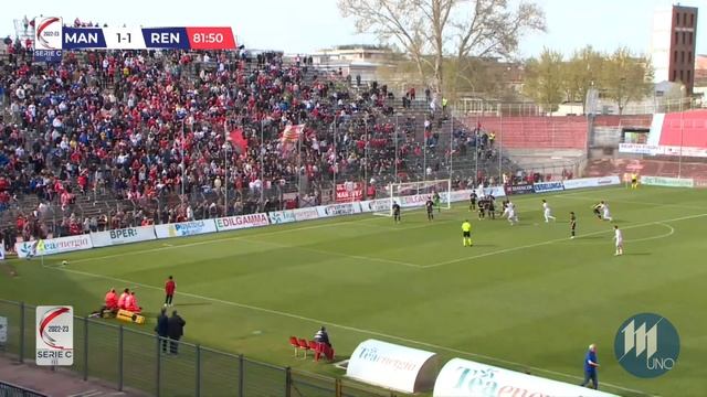 Calcio Serie C: gli highlights di Mantova-Renate 3-1 смотреть онлайн