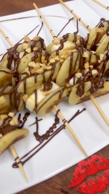 вкусные и красивые мини панкейки с бананом рецепт на канале не забудьте подписаться.😘 смотреть онлайн