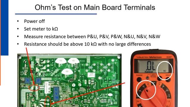 GREE Quick Tip Testing Compressor and Main Board Power Output смотреть онлайн