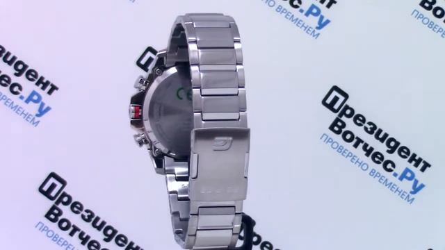 Часы Casio Edifice ECB-500D-1A [ECB-500D-1AER] - Круговой обзор от PresidentWatches.Ru смотреть онлайн