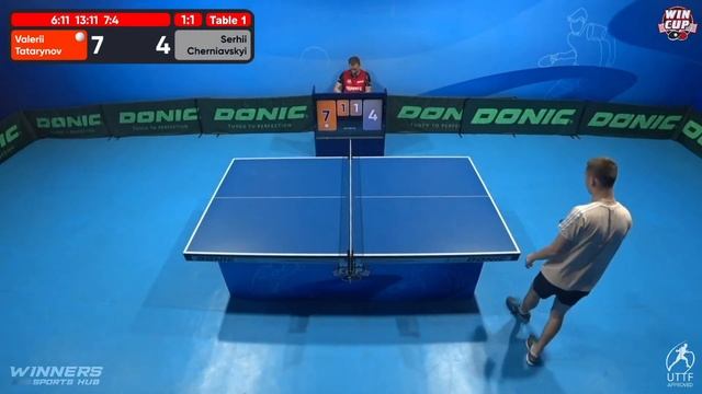 17:30 Valerii Tatarynov 2-3 Serhii Cherniavskyi West 3 WIN CUP 30.12.2022 | TABLE TENNIS WINCUP смотреть онлайн