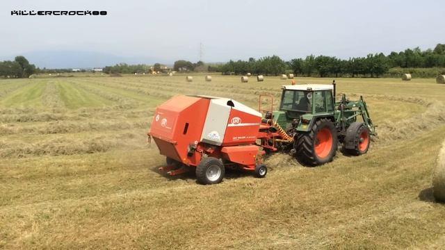 Fendt 311 LSA + Lely Welger Rp 320 + John Deere 6130 + Claas Liner 2900