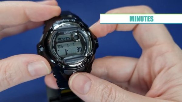 SETTING THE TIME & DATE ON CASIO BABY-G BG-169R