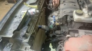 замена радиатора охлаждения ситроен берлинго 109