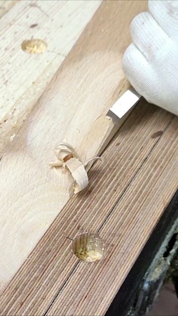 Stecheisen Kirschen test, altes Werkzeug #shorts смотреть онлайн