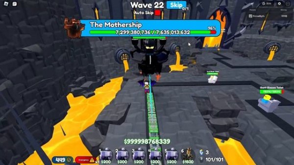 100 ENGINEER CAMERAMAN vs MOTHERSHIP ASTRO BOSS... in Toilet Tower Defense