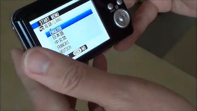 Fujifilm Finepix AX500 Initial Startup