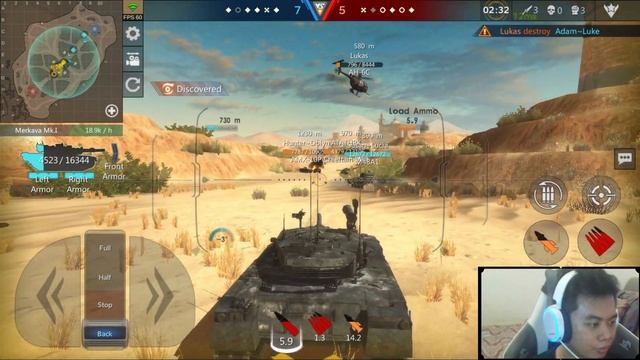 Helicopter? AFV? Tank? Game Perang Paket Komplit - Clash of Panzer смотреть онлайн