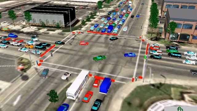 Simulation of Intersection Level of Service F смотреть онлайн