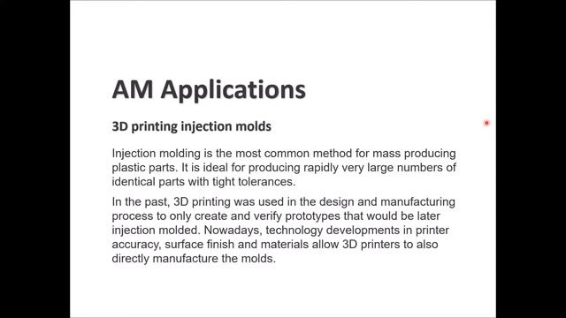 Additive Manufacturing (3D Printing) - Lecture 22 смотреть онлайн