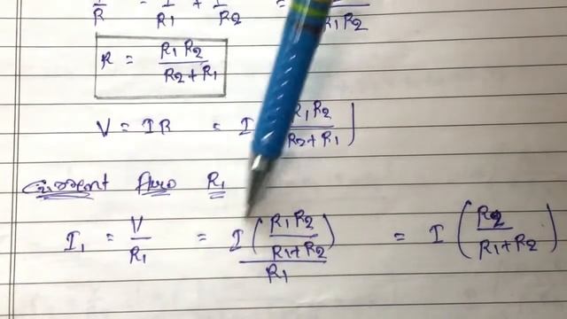 Derivation Of Equivalent Resistance in Parallel Circuit for 2 Resistor - Part 2 смотреть онлайн