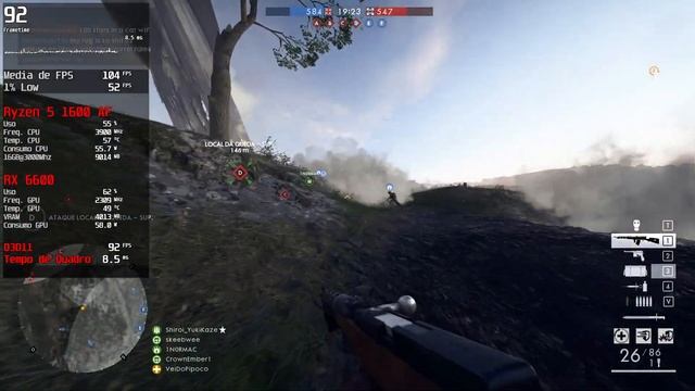 Battlefield 1 | 1080p | Preview Driver May 2022 | Ryzen 5 1600AF | 16GB RAM | RX 6600 8GB смотреть онлайн