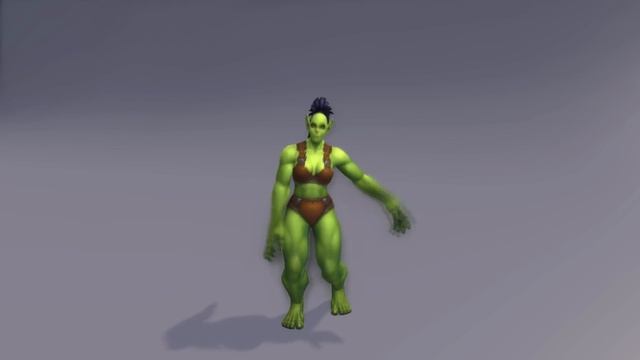 Female Orc New Model Animations - Warlords of Draenor смотреть онлайн