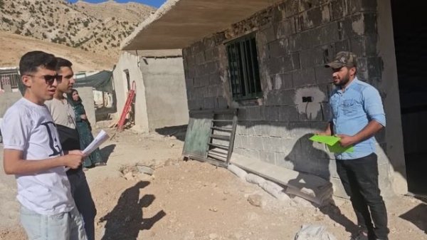 Inspection of bank employees and release of the second installment of the twin building loan #deoor