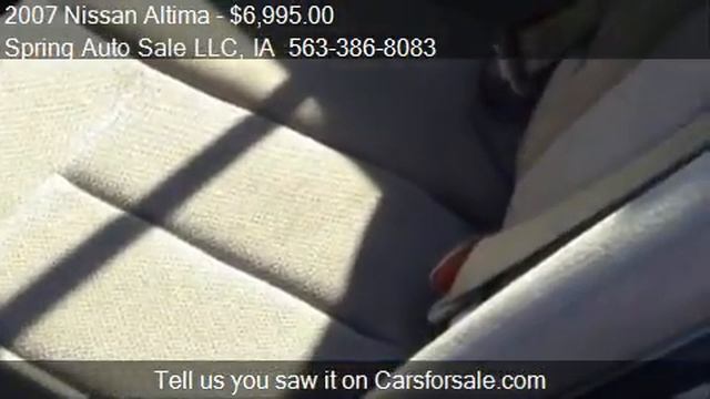 2007 Nissan Altima 2.5 S - for sale in Davenport, IA 52806 смотреть онлайн