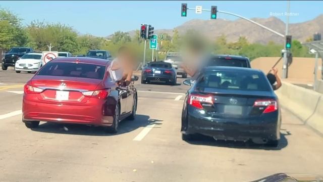 Reckless teens caught on camera speeding across Phoenix смотреть онлайн