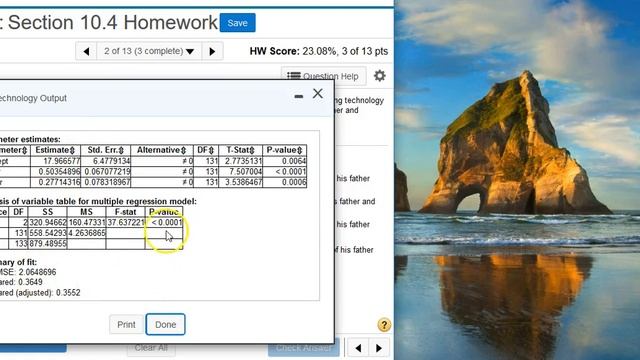 Evaluating a multiple linear regression equation based on a given technology output смотреть онлайн