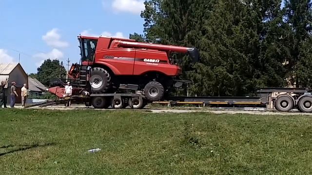 Розгрузка комбайна caselil смотреть онлайн