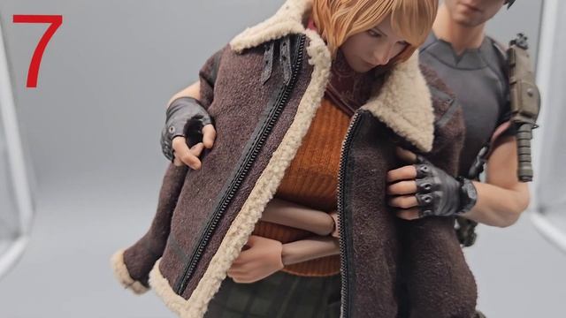 10 Poses for Master Teams - Leon S. Kennedy RE4make Figure смотреть онлайн