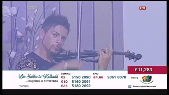 Mario Ciantar on Violin - Carnival De Paris on Maratona Fondazzjoni Nazareth 2015 смотреть онлайн