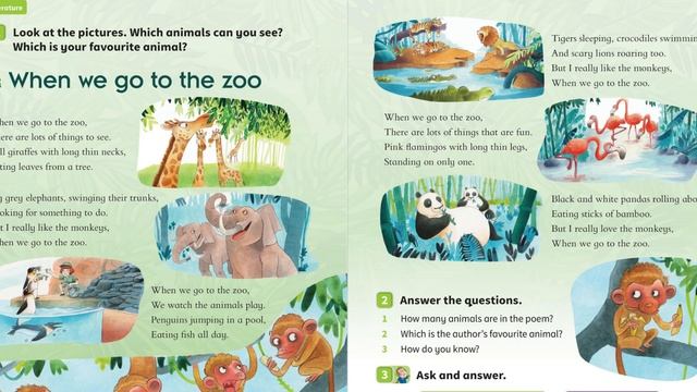 Power Up 1 Unit 6 When we go to the zoo смотреть онлайн