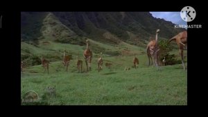 Властелин динозавров. Мир юрского кольца. Динозавры бегут под эпичную музыку.