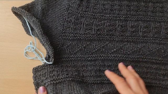 Теневые узоры - это огонь! Вяжу два джемпера. Реглан погон смотреть онлайн