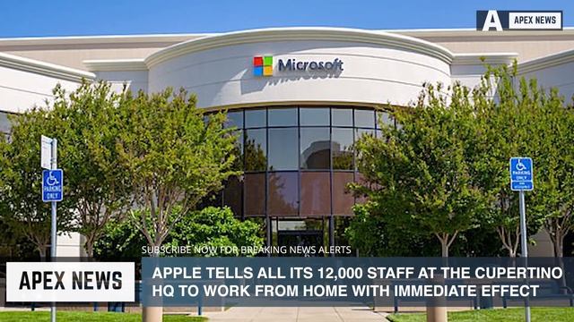 Apple tells ALL its 12,000 staff at the Cupertino HQ to work from home смотреть онлайн