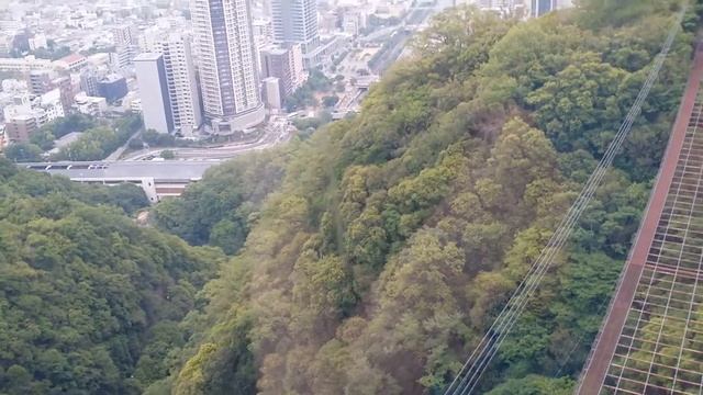 Cable car, kabelbaan Kobe Japan смотреть онлайн