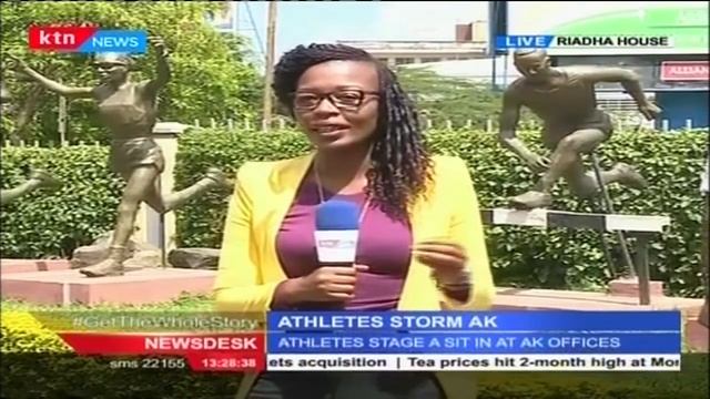 Athletes stage a sit in at Athletics Kenya offices for the second day running смотреть онлайн