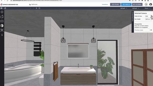 Space Designer 3D - How place a camera? смотреть онлайн