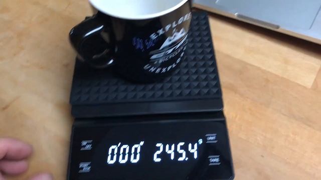 3KG/0.1 coffee scale with built in timer смотреть онлайн