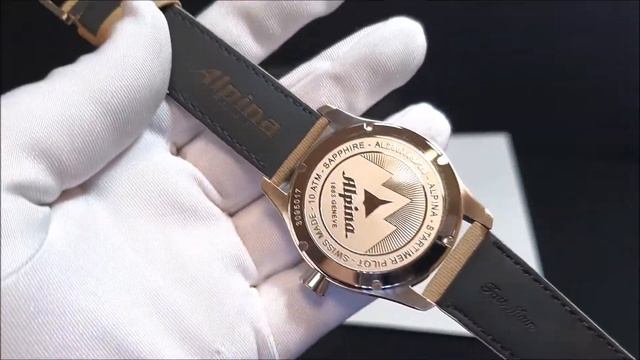 Zegarek męski Alpina Startimer Pilot AL-280BGR4S6 | e-zegarki.pl смотреть онлайн