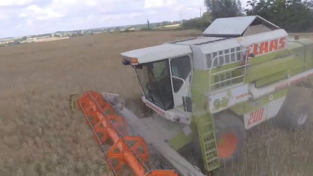 CLAAS MEGA 208 DOMINATOR rzepak 2018 смотреть онлайн