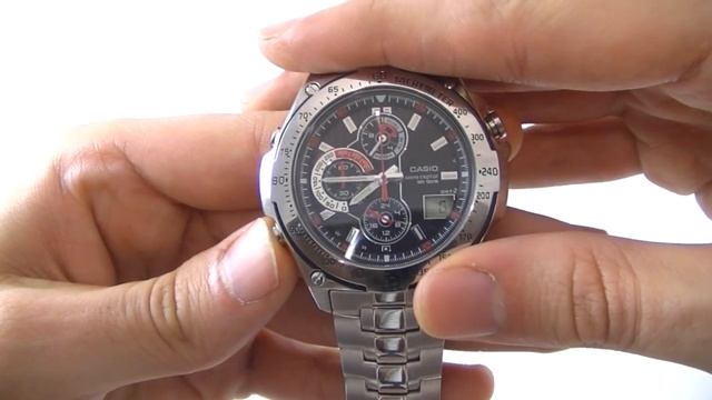 Men's Casio Wave Ceptor Chronograph Watch WVQ-570DE-1AVER - Watch Shop UK смотреть онлайн