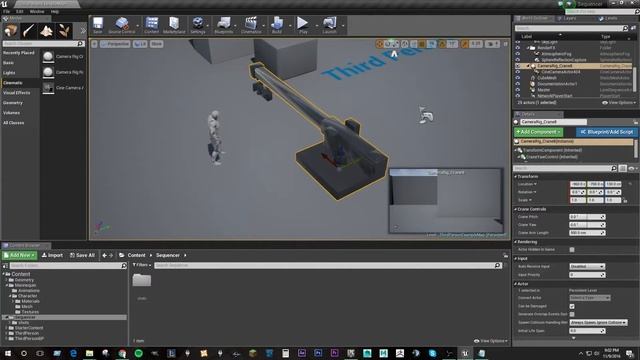 Unreal Sequencer Tutorial 06 Sequencer Crane Rig смотреть онлайн
