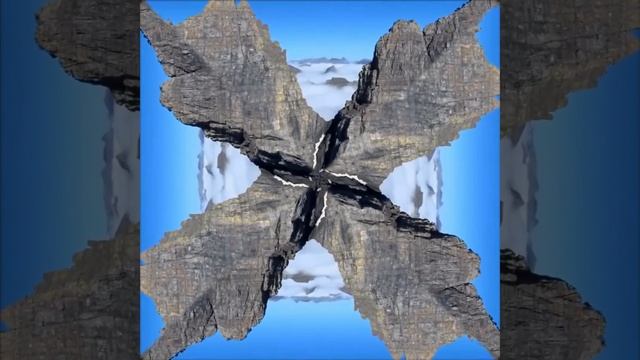 Ask The Mountains. 2024. 3D Hologram. Kaleidoscope  #3dhologram #hologram