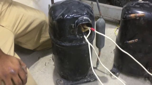 3 ton GREE COMPRESSOR REPLACEMENT W/ 2.5 FUJI COMP. || HOW TO REPLACE Air-conditioner COMPRESSOR смотреть онлайн