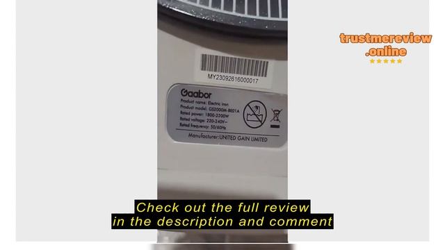 Review Gaabor Self-Cleaning Irons Garment Steamer with Non-Stick (2000W/320ml) GS2000M-BE01A смотреть онлайн