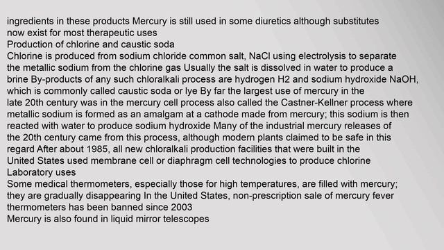 Mercury (element) смотреть онлайн